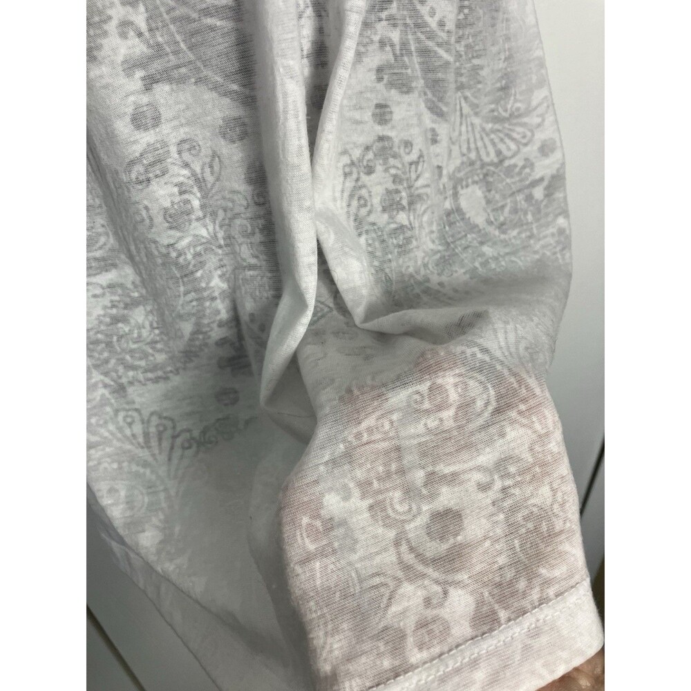 Miken Womens White Tied Floral Beach Cover Up Size Small - Picture 4 of 5